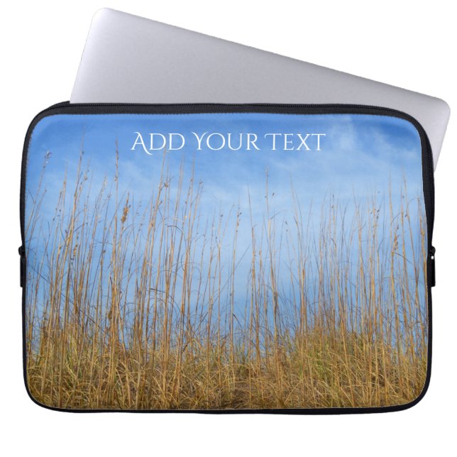 Beach Grass von Shirley Taylor Laptopschutzhülle (Vorderseite)