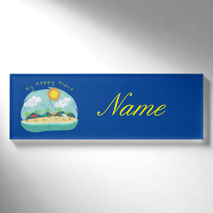Beach Happy Place Thunder_Cove Namenschild
