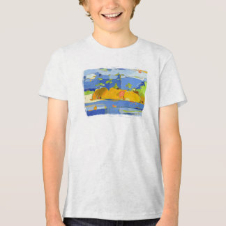 Beach Haven Freeman Insel Kinder T-Shirt Tri-Blend Shirt