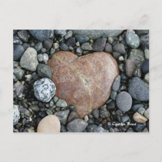Beach Heart Postkarte