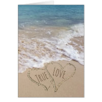 Beach Hearts Hochzeitsgratulation