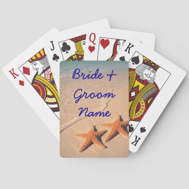 Beach Hochzeitsdeck von Kartenspielen Favoriten Spielkarten (Rückseite)