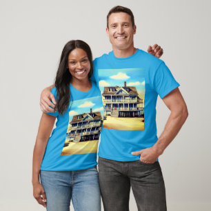 Beach House auf dem Sand T-Shirt