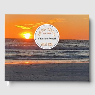 Beach House Ferien Vermietung Sonnenuntergang Foto Gästebuch