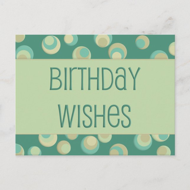 Beach House ・ Geburtstagskarte Postkarte (Vorderseite)