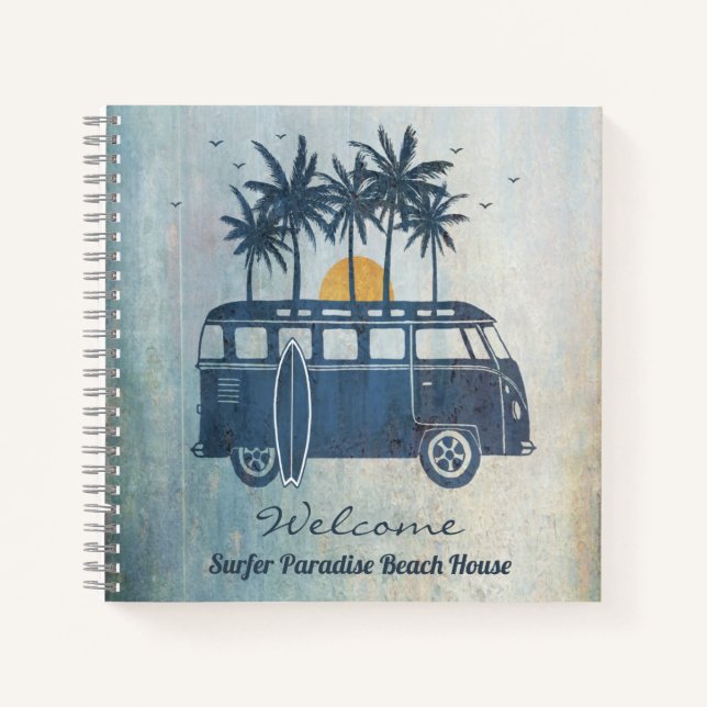 Beach House Guest Comments Vacation Rental Notizbuch (Vorderseite)
