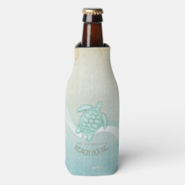 Beach House Nautical Turtle Aqua Blue ID623 Flaschenkühler