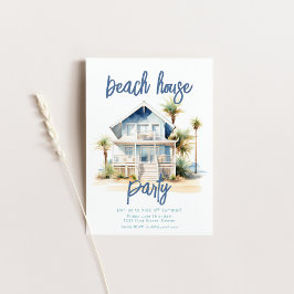 Beach House Party Einladung
