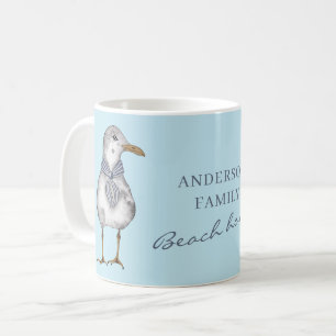 Beach House Personalisiert Kaffeetasse