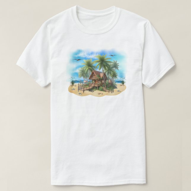 Beach House T - Shirts (Design vorne)