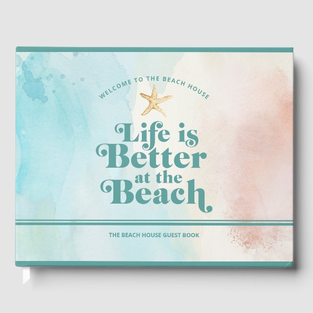 Beach House Vacation Informationen über Gäste miet Gästebuch (Vorderseite)