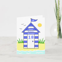 Beach Hut 18. Karte
