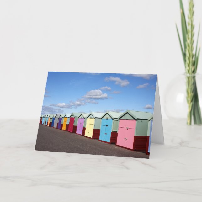 Beach Huts Karte (Vorderseite)
