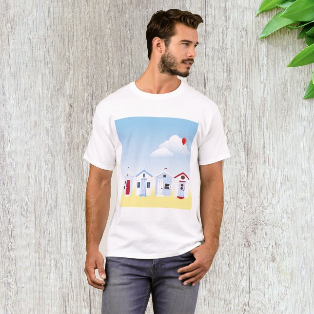 Beach Huts Mens T - Shirt (Von Creator hochgeladen)
