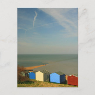 Beach Huts Postcard Postkarte