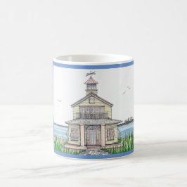 Beach Hütte Blue 11oz Tasse