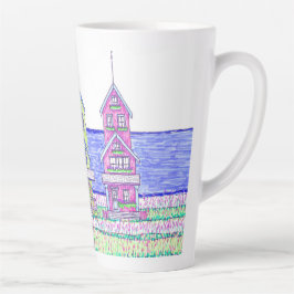 Beach Hütte Trio Große Latte Tasse