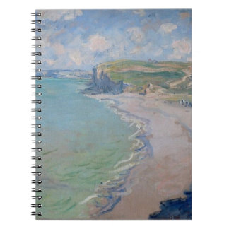 Beach in Pourville by Claude Monet Notizblock
