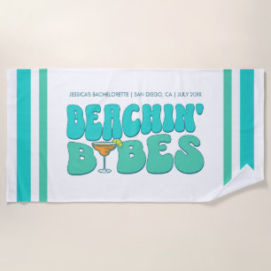 Beach Junggeselinnen-Abschied Beachin Babes Brides Strandtuch