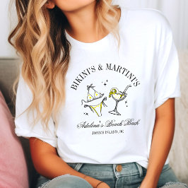 Beach Junggeselinnen-Abschied Fvor Social Club T-Shirt
