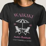 Beach Junggeselinnen-Abschied Girls Tour Personali T-Shirt<br><div class="desc">Lassen Sie sich mit diesem atemberaubenden Junggeselinnen-Abschied am Strand, personalisierten T - Shirt, von Ihrem bevorstehenden Junggeselinnen-Abschied verwöhnen. Ob Sie einen Badeurlaub, einen Mädchenurlaub oder einen Junggeselinnen-Abschied der besten Freunde verbringen möchten, diese T - Shirt sind die perfekte Ergänzung zu Ihrem unvergesslichen Aufenthalt. Fügen Sie Ihrem Junggeselinnen-Abschied eine persönliche Touch...</div>