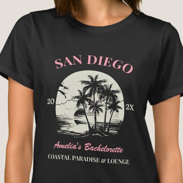 Beach Junggeselinnen-Abschied Girls Wochenende Aus T-Shirt (Von Creator hochgeladen)