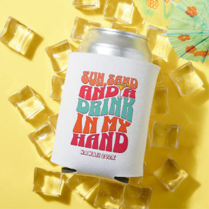Beach Junggeselinnen-Abschied Groovy Sun Sand Drin Dosenkühler