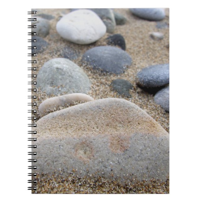 Beach-Kies-Notebook Notizblock (Vorderseite)