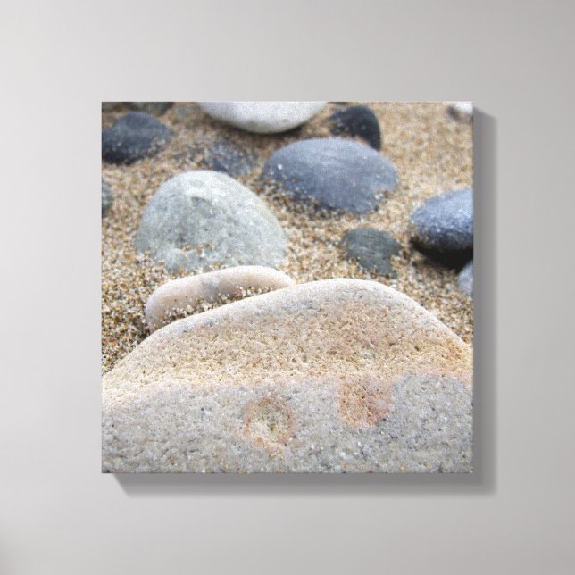 Beach Kies Wrap Canvas Print Leinwanddruck (Vorderseite)