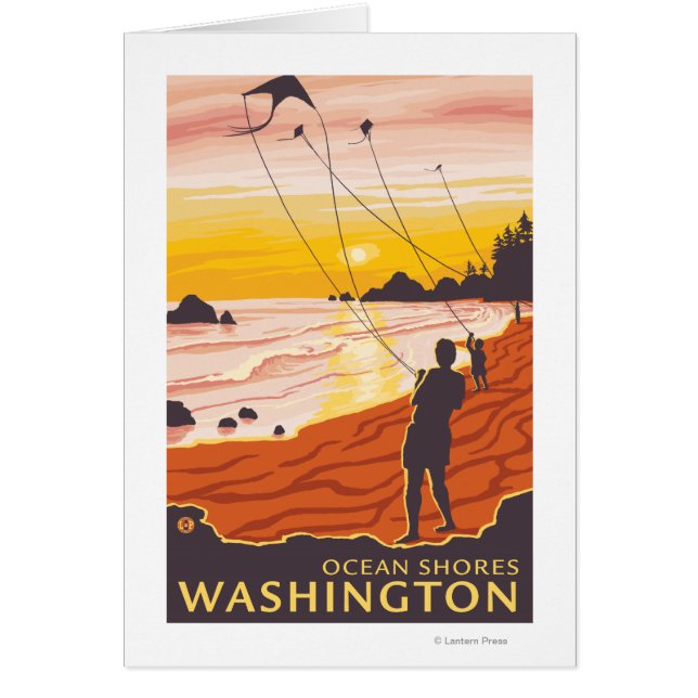 Beach & Kites - Ocean Shoes, Washington (Vorne)