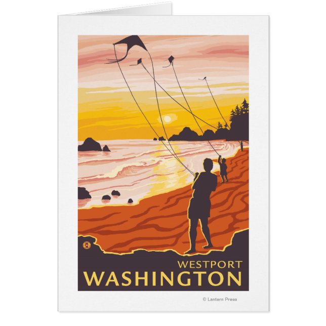 Beach & Kites - Westport, Washington (Vorne)