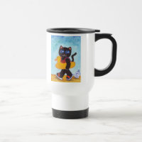 Beach Kitty Cat Tasse