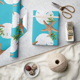 Beach Kreath Große Muster Weihnachten Geschenkpapier