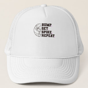 Beach Lady Volleyball Player Volleyball Girl Truckerkappe