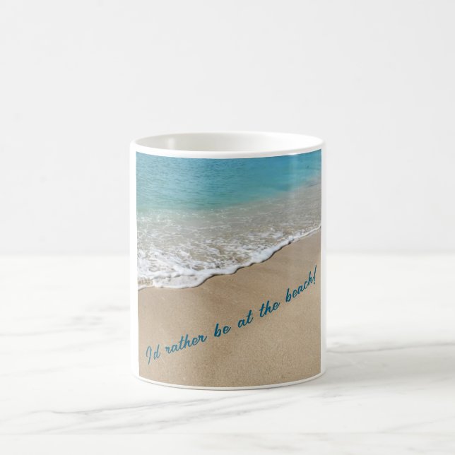 Beach-Liebhaber-Szene aus der Key West-Tasse Kaffeetasse (Mittel)