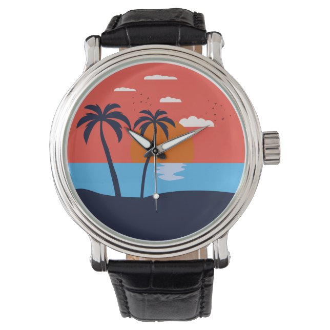 Beach Life Armbanduhr (Vorderseite)