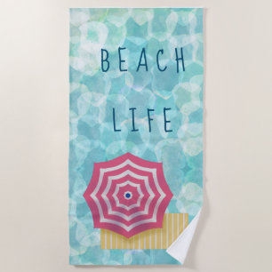 Beach Life Beach Handtuch