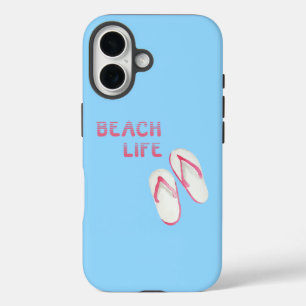 Beach Life Dreh Flop Sandals iPhone 16 Hülle
