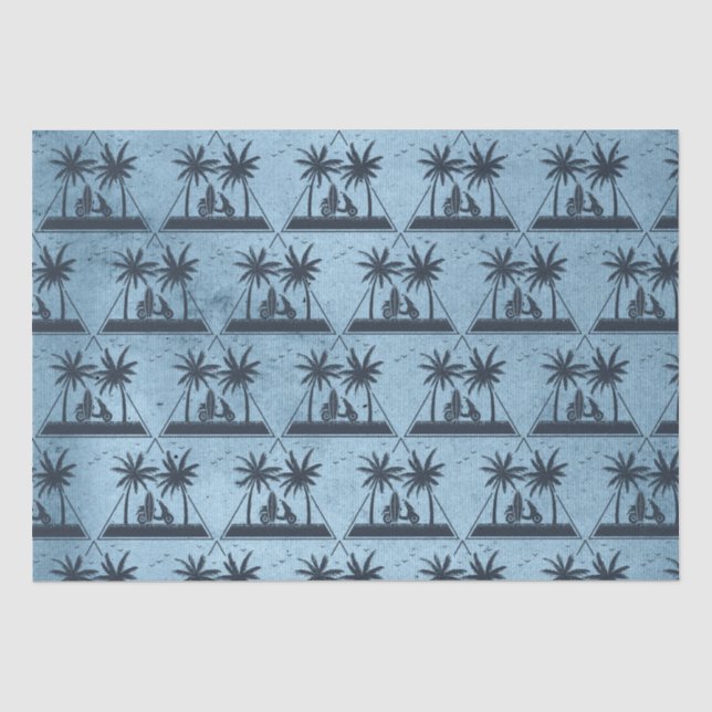 Beach Life Geometric Seidenpapier (Vorderseite)