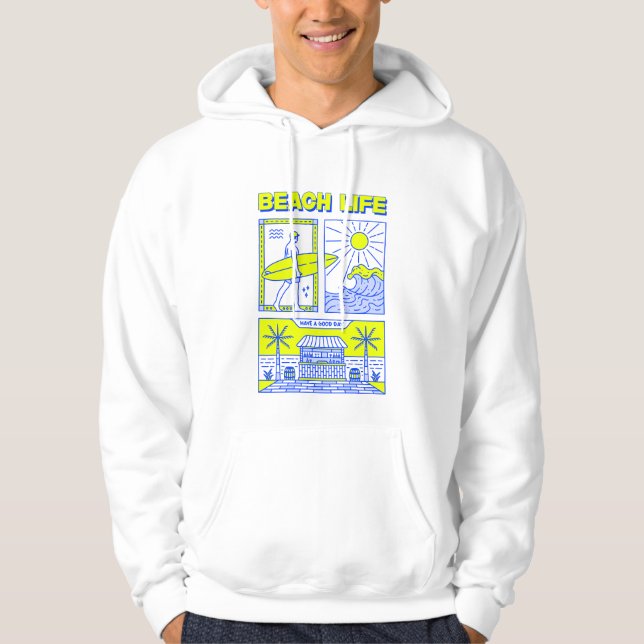Beach Life Hoodie (Vorderseite)