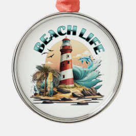 Beach Life Ornament Aus Metall
