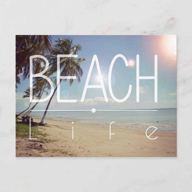Beach Life Postkarte (Vorderseite)