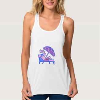 Beach Life Tank Top - Retro Summer Vibes Sleevels