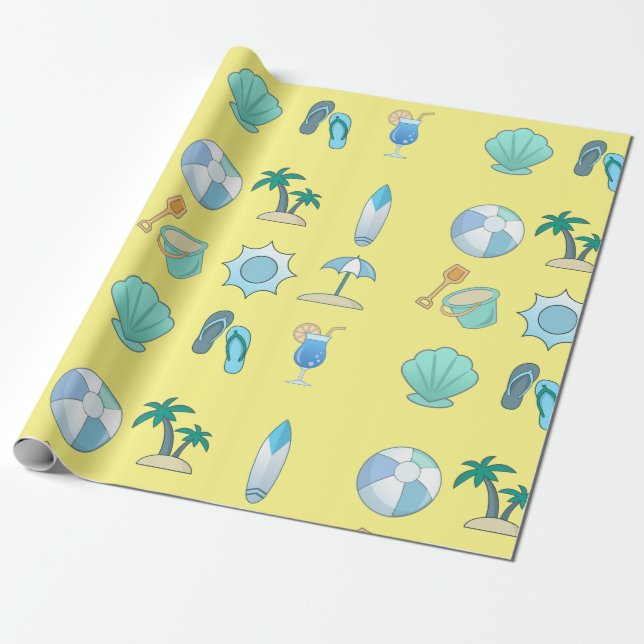 Beach Life Thunder_Cove Geschenkpapier (Ungerollt)