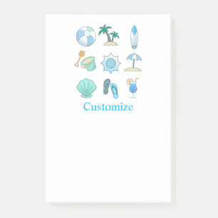 Beach Life Thunder_Cove Post-it Klebezettel