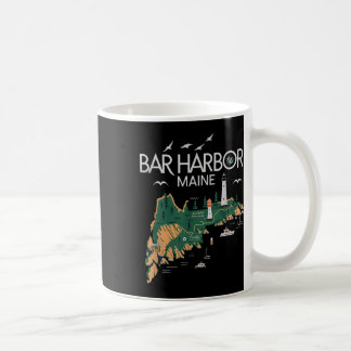 Beach Lighthouse Bar Harbour Maine Kaffeetasse