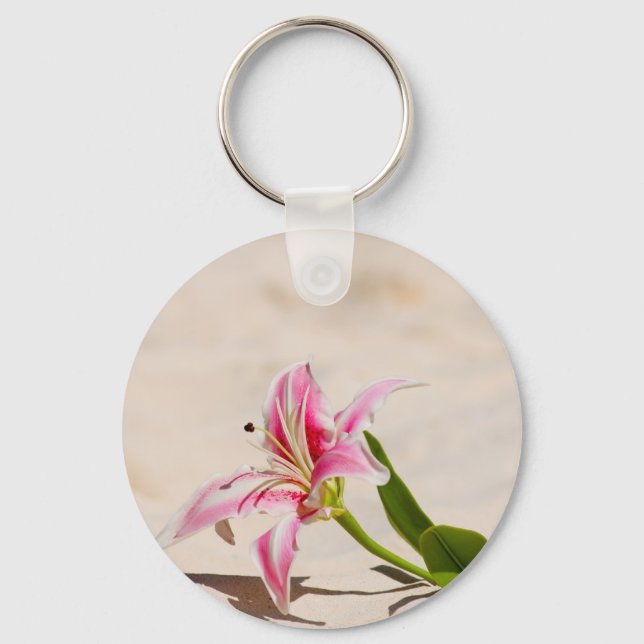 Beach Lily Schlüsselanhänger (Vorderseite)