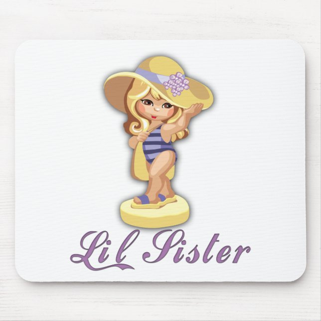 Beach Little Sister Mousepad (Vorne)