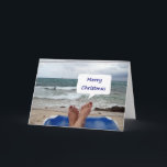 BEACH LOUNGER SAGT "MERRY CHRISTMAS" FEIERTAGSKARTE<br><div class="desc">LIEBE dieser Karte,  und hoffentlich auch :)</div>