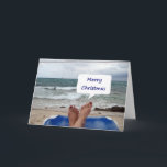 BEACH LOUNGER SAGT "MERRY CHRISTMAS" FEIERTAGSKARTE<br><div class="desc">LIEBE dieser Karte,  und hoffentlich auch :)</div>